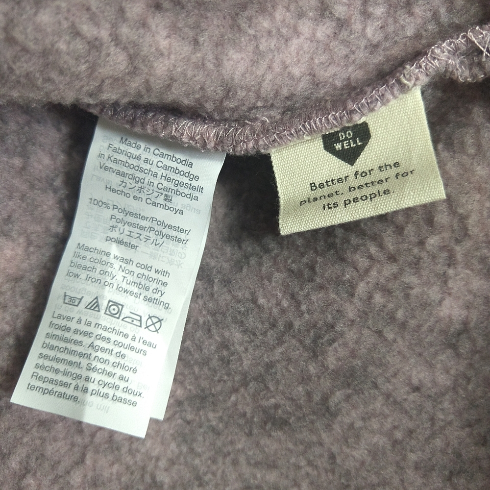 Madewell Polartec Fleece Half Zip Pullover Jacket - Picture 10 of 10